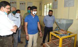 मुख्यमंत्री ने नामकुम स्थित भारतीय प्राकृतिक रॉल और गोंद संस्थान का   भ्रमण किया