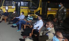 हिन्दपीढ़ी क्षेत्र में उपद्रवियों द्वारा अशान्ति पैदा करने की कोशिश, दलबल तैनात