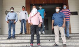 रांची प्रेस क्लब ने काला विल्ला लगाकर विरोध प्रकट किया