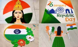 गणतंत्र दिवस 2025: भारत माता से तिरंगा झंडा तक की शानदार रंगोली डिज़ाइन्स, भर दें देशभक्ति के रंग