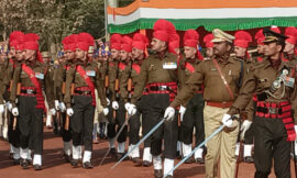 आज राजधानी के ऐतिहासिक मोराबादी मैदान में गणतंत्र दिवस को लेकर फुल ड्रेस रिहर्सल परेड किया गया
