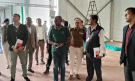 मंजूनाथ भजन्त्री द्वारा मुख्यमंत्री मंईयां सम्मान योजना कार्यक्रम तैयारियों का जायजा लेते हुए