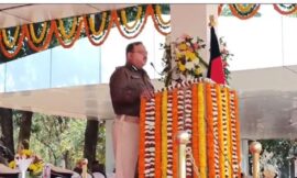 जैप वन ग्राउंड में डीजी मुख्यालय आरके मलिक का विदाई कार्यक्रम