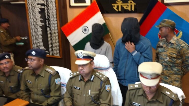 रांची पुलिस ने प्रतिबंधित उग्रवादी संगठन टीएसपीसी के एरिया कमांडर को गिरफ्तार किया