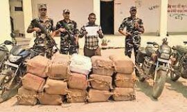 नेपाल से शराब की तस्करी नाकाम, एसएसबी ने तस्कर को पकड़ा