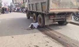 सड़क हादसे में एसएसबी जवान गंभीर रूप से घायल, हाईवा जब्त