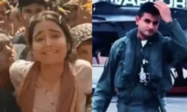 दिल दहला देने वाला वीडियो: पायलट की अंतिम यात्रा में दुल्हन बनी मंगेतर बिलखती रही