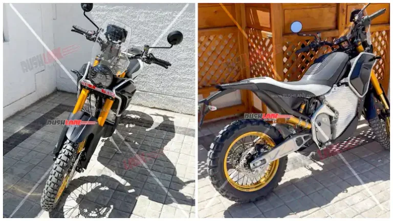 लद्दाख में इलेक्ट्रिक रॉयल एनफील्ड हिमालयन ADV का परीक्षण करते देखा गया