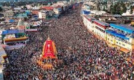 ओडिशा के पुरी में जगन्नाथ रथ यात्रा के दौरान भगदड़ में 3 की मौत, 10 घायल