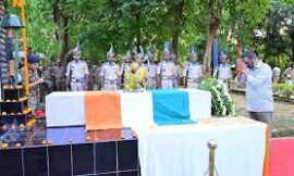 चाईबासा में हुए आईडी ब्लास्ट सीआरपीएफ के जवान सत्यवान कुमार सिंह सहादत हो गई