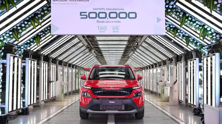 Read more about the article स्कोडा ऑटो फॉक्सवैगन इंडिया ने 5 लाख उत्पादन का आंकड़ा छुआ